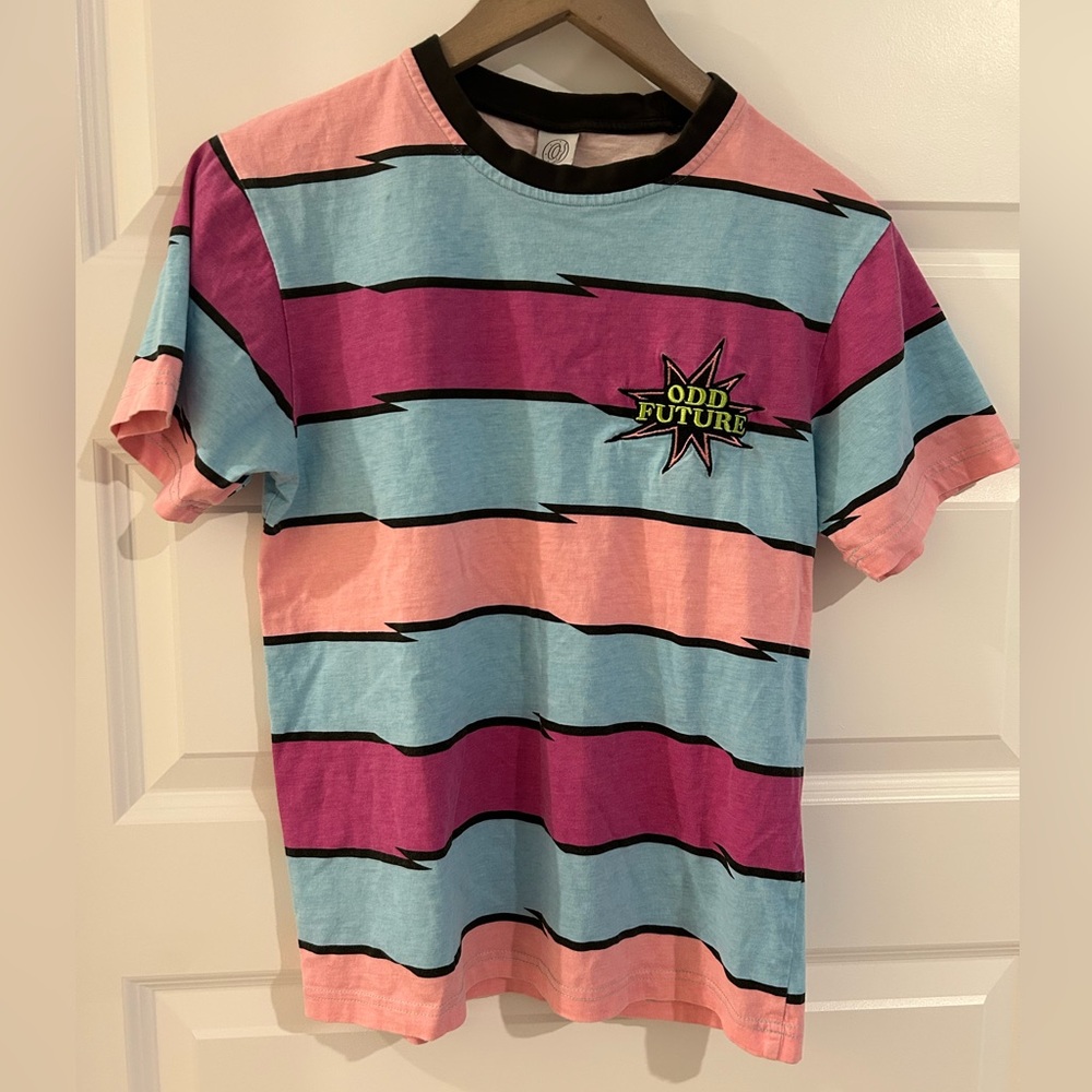Odd Future OFWGKTA T Shirt Tyler the Creator Pink Blue Size S